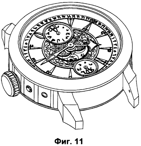 Корпус часов с декоративными вставками (варианты) и часы с корпусом с декоративными вставками (патент 2482531)