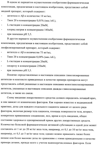 Антитела к амилоиду бета 4, имеющие гликозилированную вариабельную область (патент 2438706)