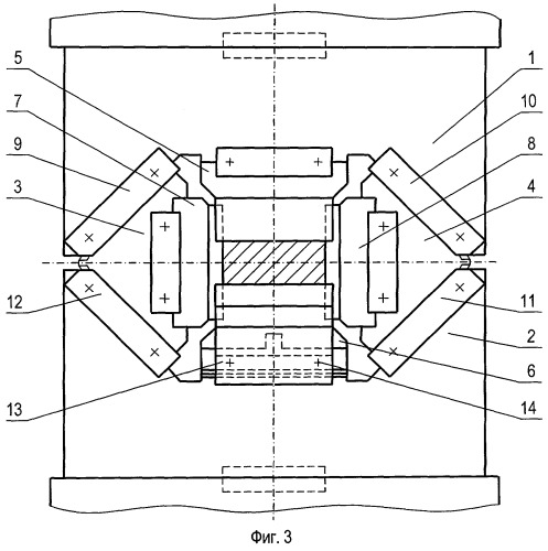 Четырехбойковое ковочное устройство (патент 2257278)