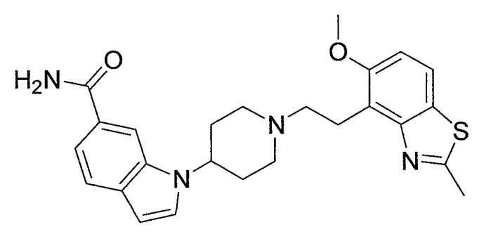 Производное индола, содержащее пиперидиновый цикл (патент 2332413)