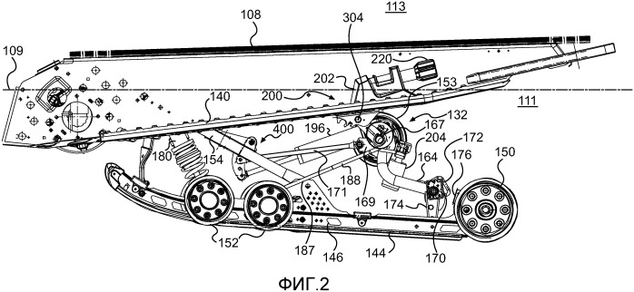 Механизм регулировки нагрузки подвески снегохода (патент 2547500)