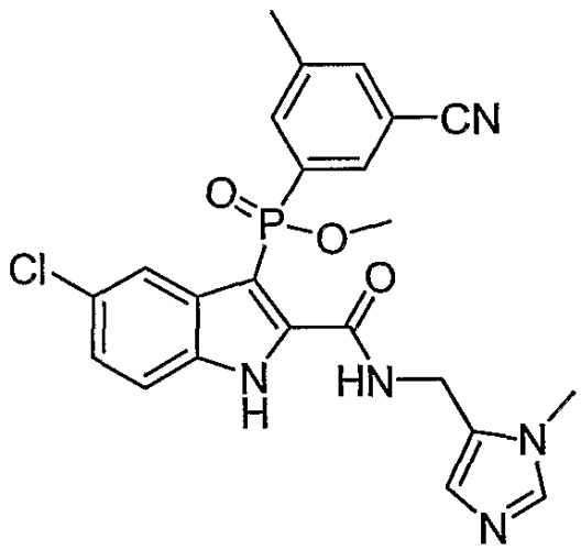 Фосфоиндолы как ингибиторы вич (патент 2393163)