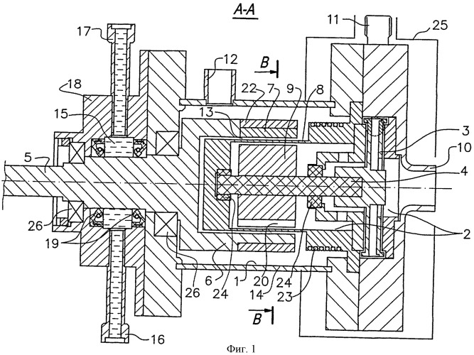 Центробежный насос с магнитной муфтой для перекачки расплавленных металлов и горячих сред (патент 2488716)