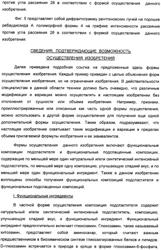 Композиция интенсивного подсластителя с глюкозамином и подслащенные ею композиции (патент 2455854)