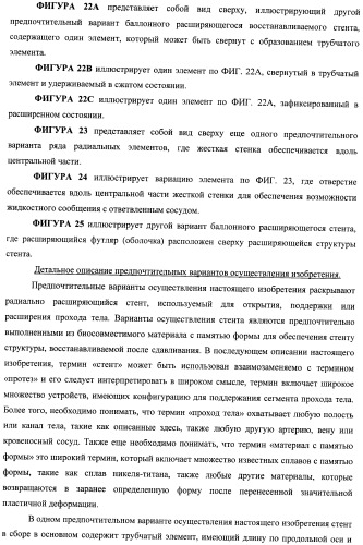 Баллонный расширяющийся стент, способный на восстановление расширения (патент 2388433)