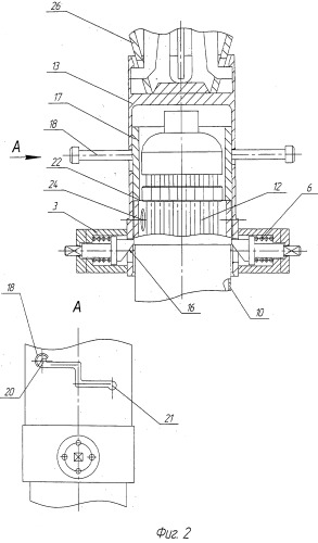 Захват для подъема и перемещения корпуса ампулы с пучком отработавших тепловыделяющих элементов (патент 2511118)