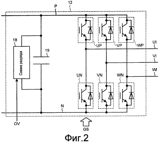 Приводной контроллер для электродвигателя переменного тока (патент 2449445)