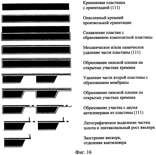 Кантилевер с вискерным зондом и способ его изготовления (патент 2275591)