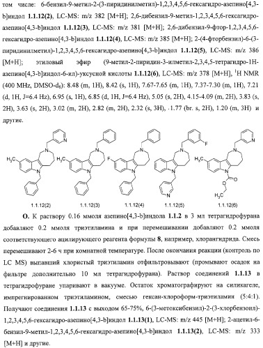 Замещенные азепино[4,3-b]индолы, фармацевтическая композиция, способ их получения и применения (патент 2317989)