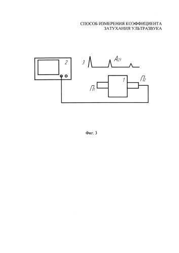 Способ измерения коэффициента затухания ультразвука (патент 2587536)