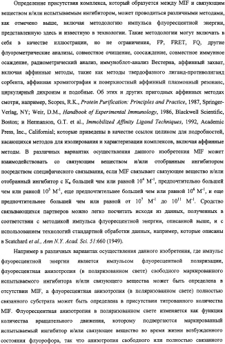 Ингибиторы фактора ингибирования миграции макрофага и способы для их идентификации (патент 2327695)