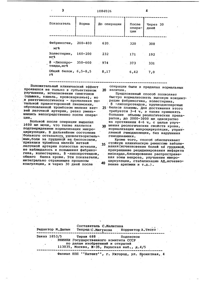 Способ лечения ишемической болезни сердца (патент 1084026)