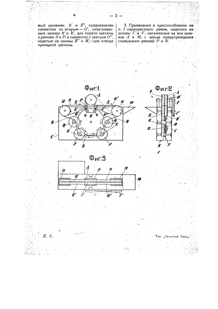 Приспособление для мытья щетины (патент 19197)