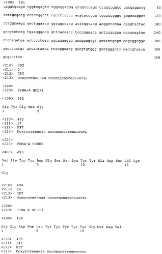 Psma×cd3 биспецифическое одноцепочечное антитело с межвидовой специфичностью (патент 2559531)