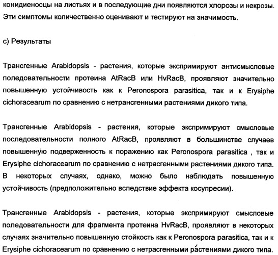 Новые последовательности нуклеиновых кислот и их применение в способах достижения устойчивости к патогенам в растениях (патент 2346985)