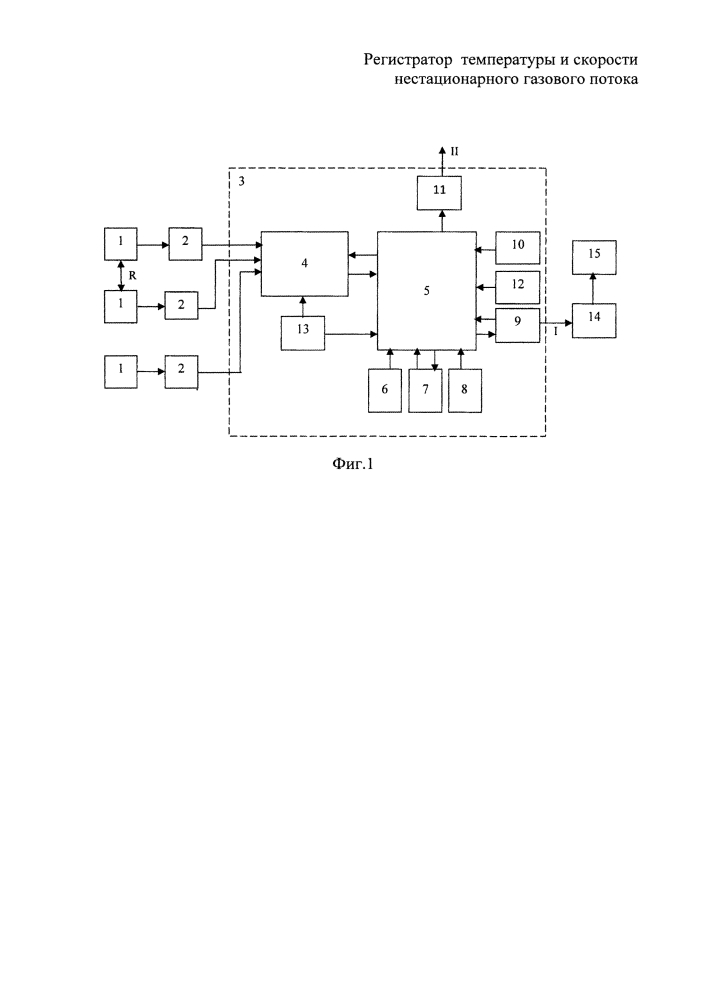 Регистратор температуры и скорости нестационарного газового потока (патент 2639737)