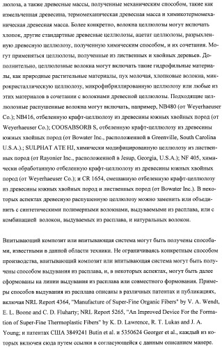 Впитывающие изделия, содержащие впитывающие материалы, проявляющие свойства отбухания/ вторичного набухания (патент 2490029)