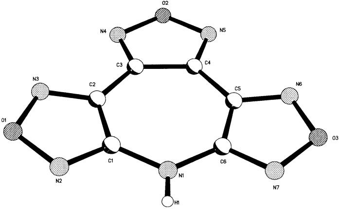 Производные 7h(7r)-трис[1,2,5]оксадиазоло[3,4-b:3',4'-d:3",4"-f]азепина и способ их получения (патент 2534989)