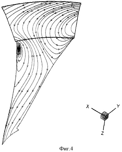 Лопаточный аппарат рабочего колеса радиально-осевой гидротурбины (патент 2422670)
