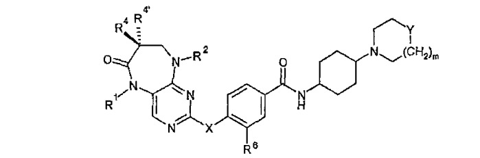 Пиримидиновые производные, используемые в качестве ингибиторов протеинкиназы (патент 2478100)