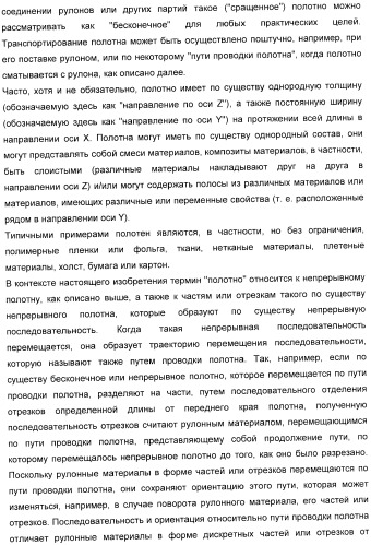 Способ обработки полотна и обрабатывающая машина для обработки полотна (патент 2394746)