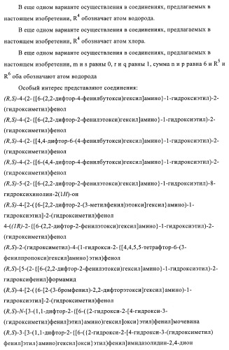 Производные 4-(2-амино-1-гидроксиэтил)фенола, как агонисты  2 адренергического рецептора (патент 2440330)