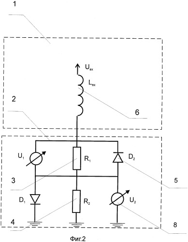 Способ измерения переменного напряжения вариационным резистивным делителем с индуктивным плечом (патент 2368908)