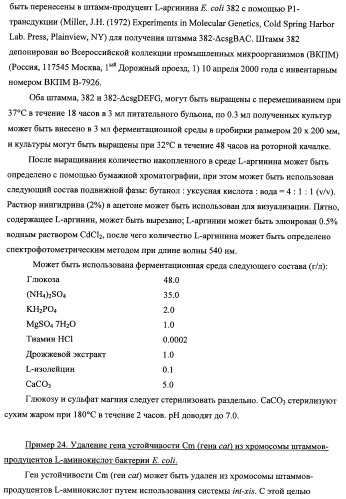 Способ получения l-треонина с использованием бактерии, принадлежащей к роду escherichia, модифицированной таким образом, что в ней нарушена способность к образованию ворсинок типа &quot;керли&quot; (патент 2338782)