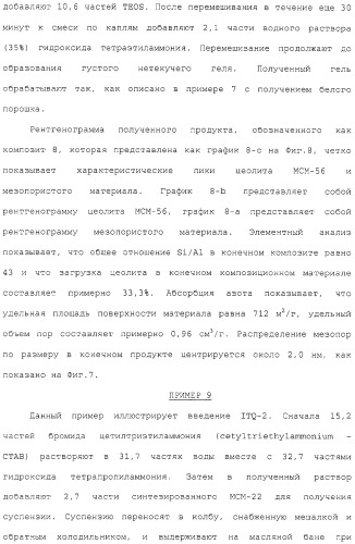 Новый цеолитсодержащий композиционный материал, способ получения и способ применения указанного материала в качестве катализатора (патент 2323779)