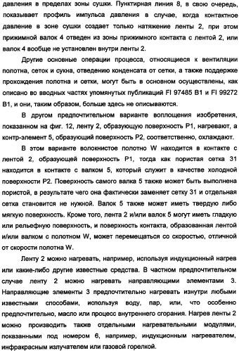 Устройство для обработки волокнистого полотна с покрытием или без покрытия и способ работы этого устройства (патент 2335588)