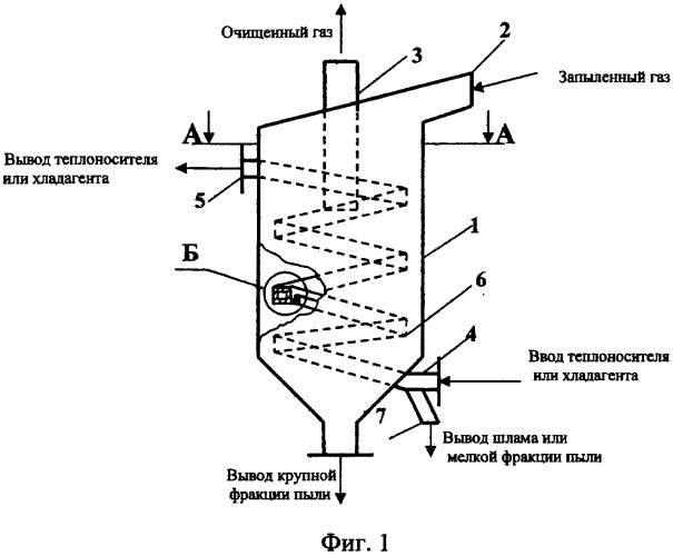 Устройство для пылеулавливания, утилизации тепла и разделения пыли на фракции (патент 2323784)