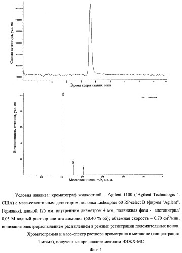 Способ идентификации органических соединений на основе метода высокоэффективной жидкостной хроматографии и масс-спектрометрии (патент 2469314)