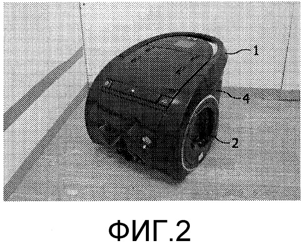 Робот-пылесос, содержащий сенсорную ручку (патент 2509520)