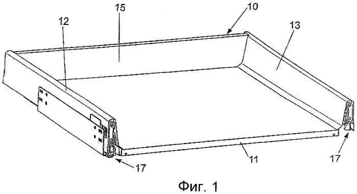 Выдвижной ящик (патент 2427303)
