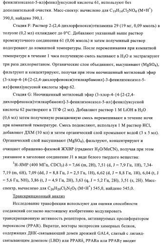 Соединения и композиции в качестве модуляторов ppar-рецепторов, активируемых пролифератором пероксисом (патент 2408589)