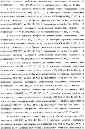 Композиции и способы модуляции экспрессии рецептора фактора роста фибробластов 4 (fgfr4) (патент 2501803)