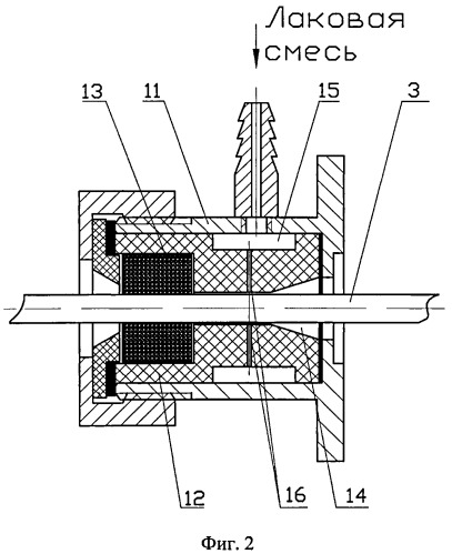 Способ нанесения лакового покрытия на поверхность тепловыделяющих элементов (твэлов) с оболочками из циркониевых сплавов перед снаряжением их в каркас тепловыделяющей сборки (твс) и устройство для его осуществления (патент 2537951)