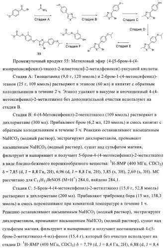 Соединения и композиции как модуляторы активированных рецепторов пролифератора пероксисомы (патент 2413723)
