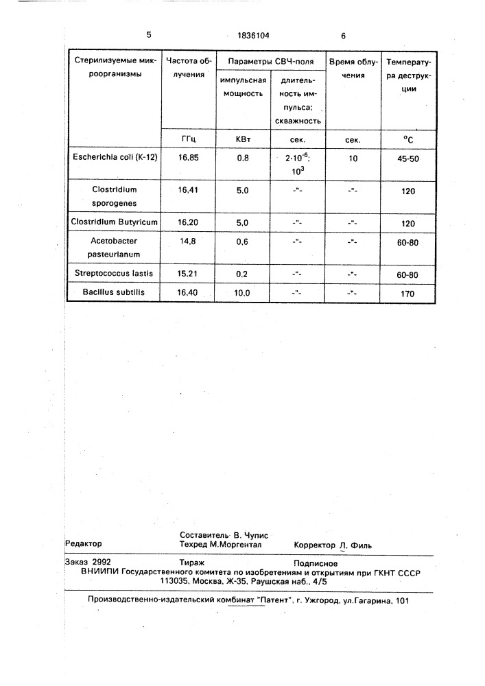 Способ стерилизации питательных сред в контейнерах (патент 1836104)