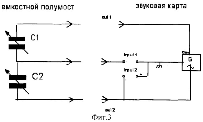 Способ подключения полумостового датчика к персональному компьютеру (патент 2265878)