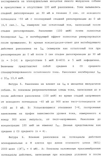 Применение ранолазина для изготовления лекарственного средства для лечения аритмий (патент 2325161)