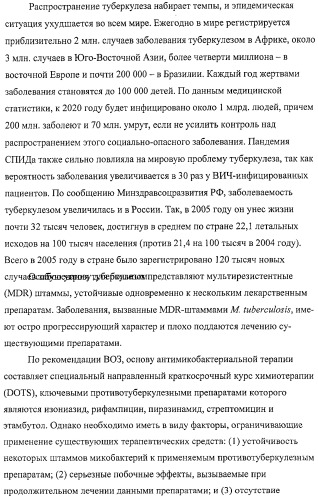 Изоцианураты, обладающие противотуберкулезной активностью (патент 2424235)