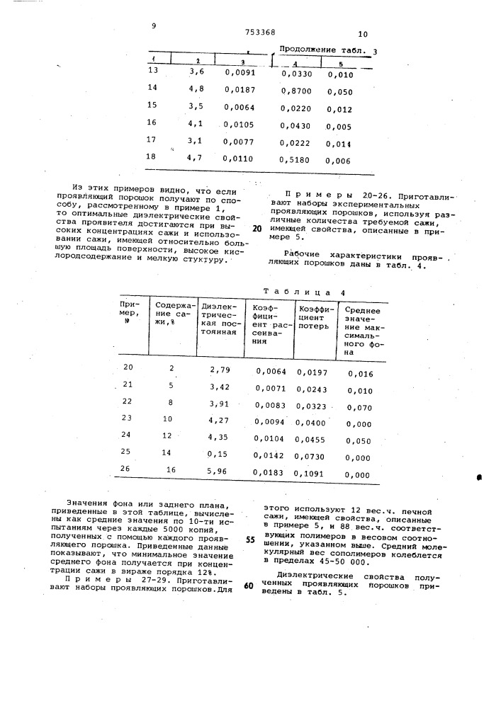 Электрографический проявляющий порошок (патент 753368)
