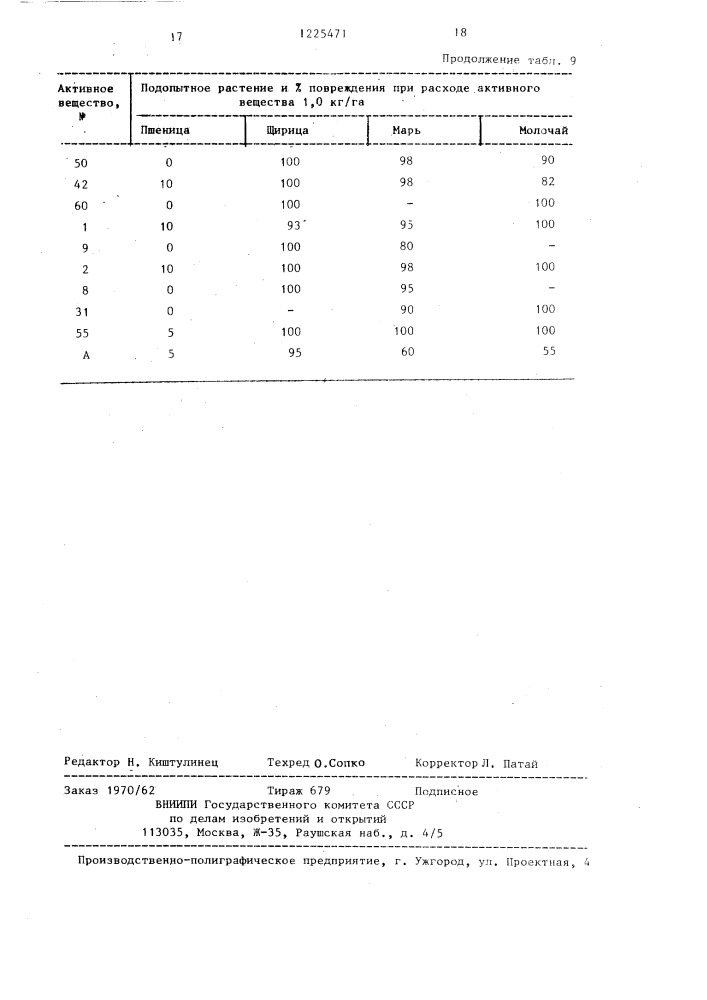 Гербицидное средство (патент 1225471)