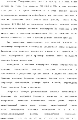 Физиологически активный полипептидный конъюгат, обладающий пролонгированным периодом полувыведения in vivo (патент 2312868)