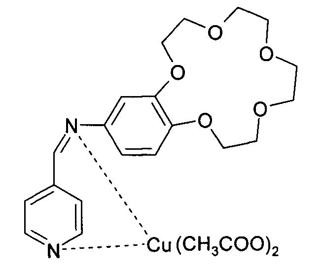 Медные комплексы пиридинилметиленамино-бензо-15-крауны-5 и способ их получения (патент 2661871)