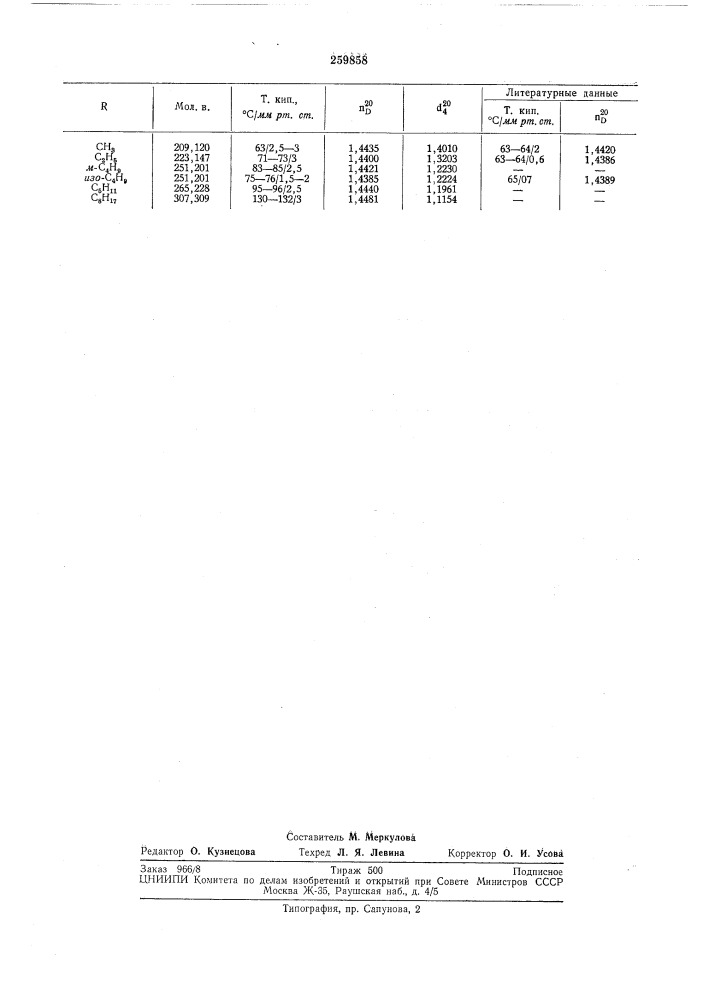 Способ получения простых эфиров 1,1,1-тринитропропанола-2 (патент 259858)