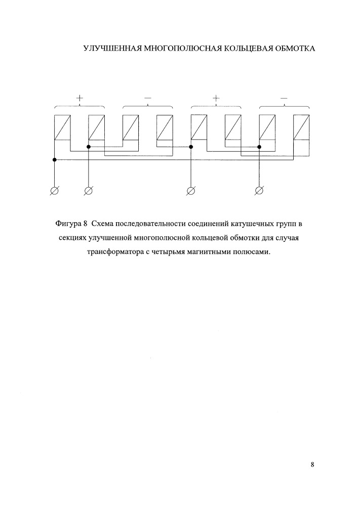 Улучшенная многополюсная кольцевая обмотка (патент 2665687)