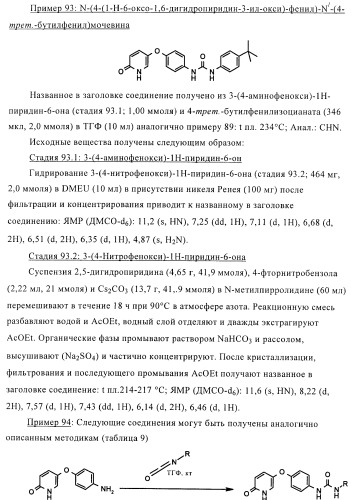 Производные диарилмочевины, применяемые для лечения зависимых от протеинкиназ болезней (патент 2369605)