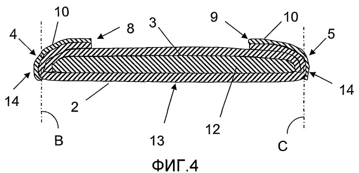 Адсорбирующее изделие с подгибаемыми боковыми створочными элементами (патент 2371158)
